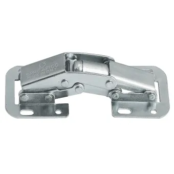 Spring hinge, opening angle 90°
