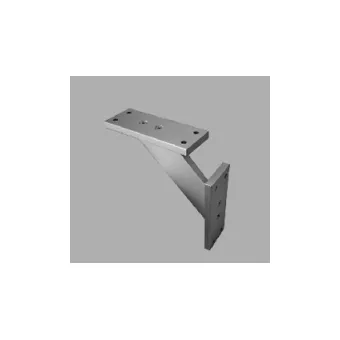 Breakfast bar support, aluminum, inclined, lateral L170mm