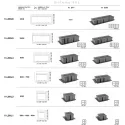 Šiukšliadėžė V-L9XL, pastatoma, P600mm, 1x26+1x11l H275mm, antracitas