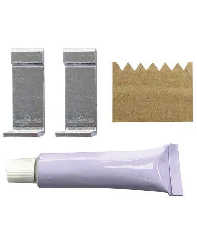 Adhesive set, For attaching the wall profile without screws
