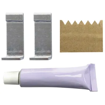 Adhesive set, For attaching the wall profile without screws