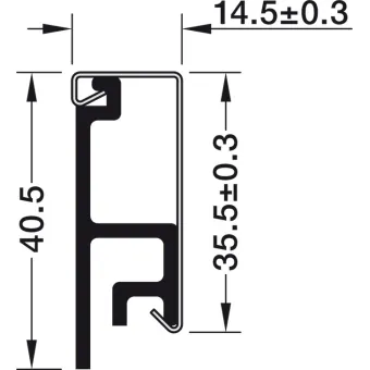Wall profile, Railing system, aluminium/steel