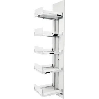 Pull-out fitting, Kesseböhmer Convoy Centro Door front fixing pull out larder unit