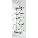 Extension fitting with shelves, for larder unit internal pull-out