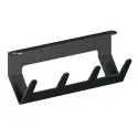 Shelf with hooks, Railing system, aluminium/steel