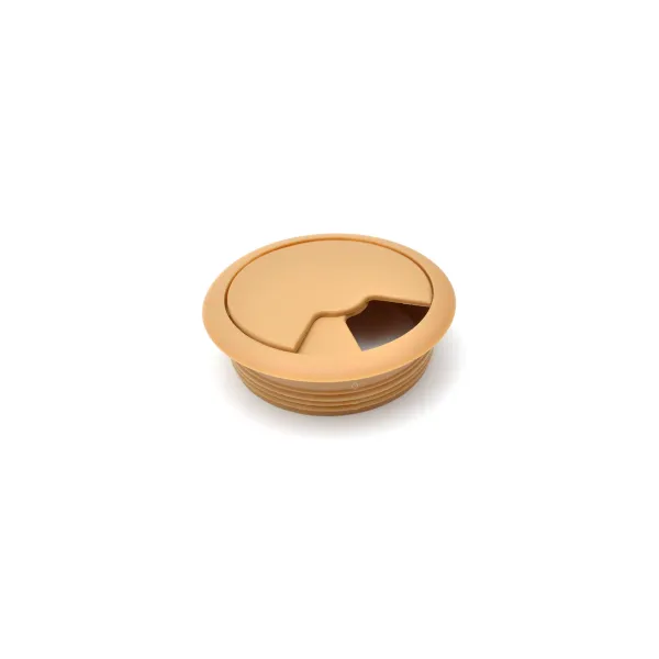 Cable grommet Ø60x20mm maple