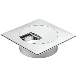 Lizdas laidams D60 80x80 pl. chromas