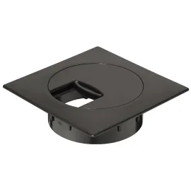 Lizdas laidams D60 80x80 pl. juoda