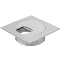 Cable guide, square, 80x80mm or 100x100mm