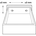 Ekscentrikas fasado reguliavimui +/- 2mm,