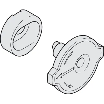 Ekscentrikas fasado reguliavimui +/- 2mm,