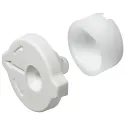Drawer front adjuster, 2-piece
