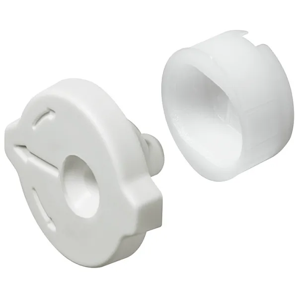 Drawer front adjuster, 2-piece
