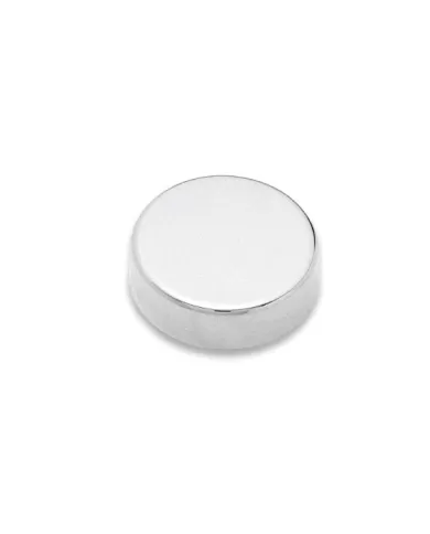 Round cover for glass hinge 26° white