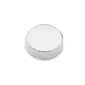 Round cover for glass hinge 26° matt chrome