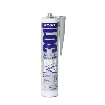 Glue-sealant POINT PU 301, polyurethane, 300ml, gray