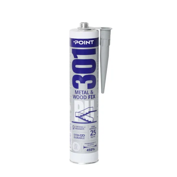 Klijai ir hermetikas poliuretaniniai 300ml pilka 301 POINT PU