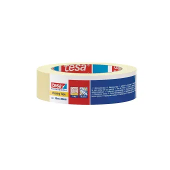 Masking tape, universal, adhesive, 50m x 25mm, light beige