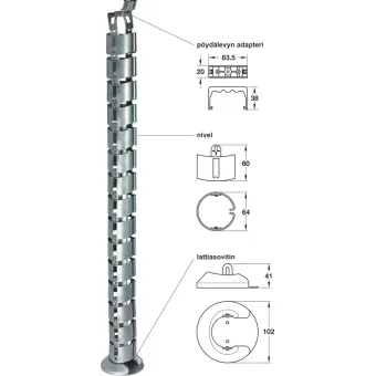 Cable guide, Link design