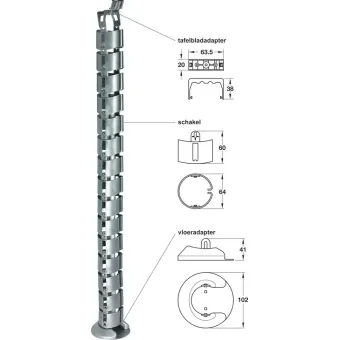 Cable guide, Link design