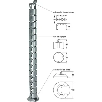 Cable guide, Link design