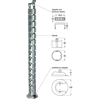 Cable guide, Link design