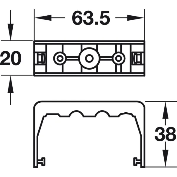Cable guide, Link design