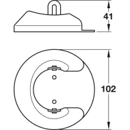 Kanalas laidams H815 juoda HAFELE