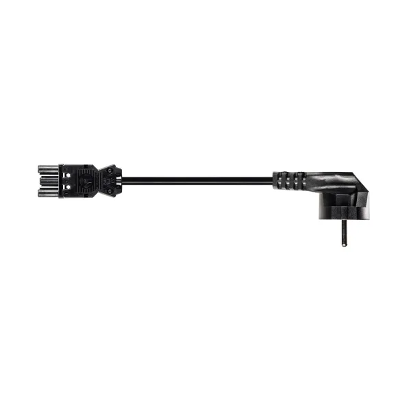 Supply cable GST18/CEE7/7, H05VV-F 3G1.5mm², L2000mm, black