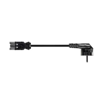 Supply cable GST18/CEE7/7, H05VV-F 3G1.5mm², L3000mm, black