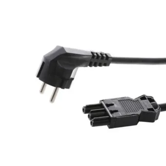 Supply cable GST18/CEE7/7, H05VV-F 3G1.5mm², L3000mm, black
