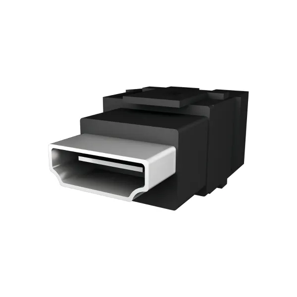 Keystone - HDMI 2.0, socket/socket, black