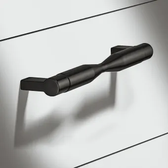 Furniture handle, Handle with base, zinc alloy