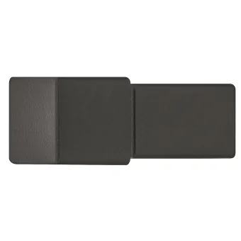 Rankenėlė H1940 14x34mm, juoda struktūrinė