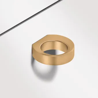 Rankenėlė taškinė H2150 L56mm, W15mm, H50mm, šlifuoto aukso spalva