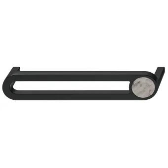 Rankenėlė H2170 CC160mm, L167mm, marmuro/matinės juodos spalvos
