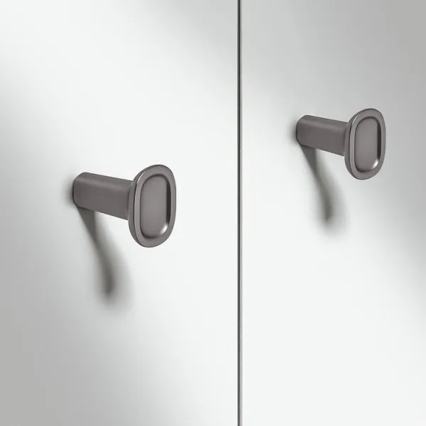 Rankenėlė taškinė H2325 24x29mm, matinės juodos spalva
