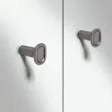 Rankenėlė taškinė H2325 24x29mm, titanium matinė spalva