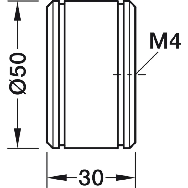 Rankenėlė taškinė H2310 Ø50mm, šlifuoto aukso spalva
