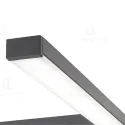 Šviestuvas LED NITEBS 230V/7W L500mm, juoda šilta balta šviesa 3000K