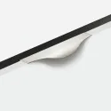 Furniture handle, Edge pull handle, aluminium
