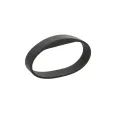 Silicone wristband for MIFARE1 lock, black, with 13.56MHz chip