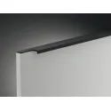 Profilio rankenėlė įfrezuojama 61420 L900mm, šlifuotos juodos spalvos