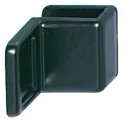 Rankenėlė stiklo durelėms 28x20x20mm, juoda