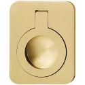 Furniture handle, boat style, Brass, for folding 