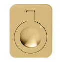 Furniture handle, boat style, Brass, for folding 