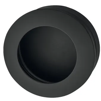 Inset handle, Zinc alloy, matt black 