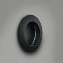 Inset handle, Zinc alloy, matt black 