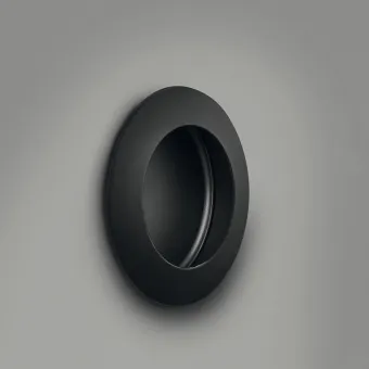 Inset handle, Zinc alloy, matt black 