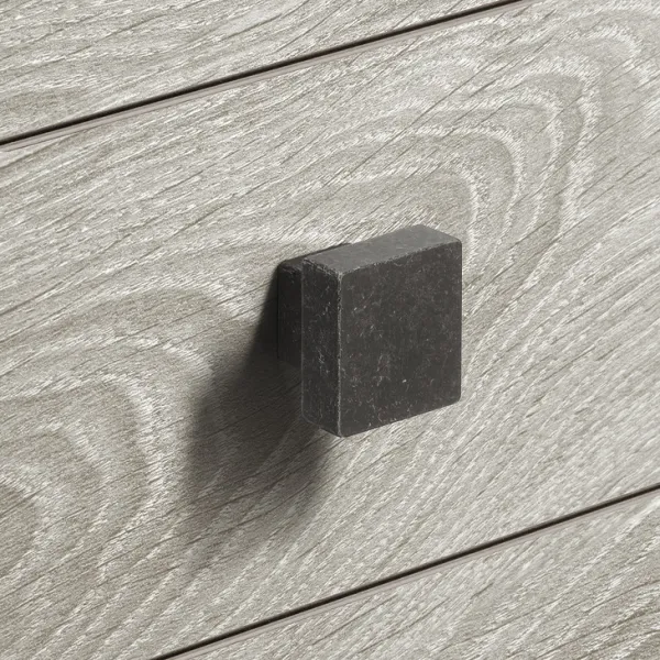 Rankenėlė vieno taško 30x30mm, H22mm, sendinto alavo spalva